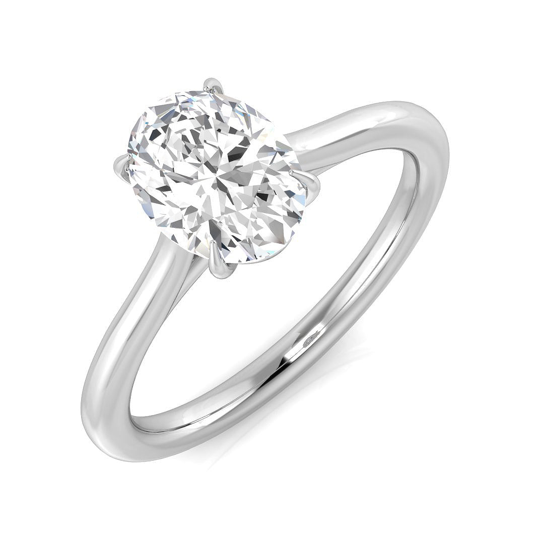 Platinum 1.20ct H SI2 Diamond Ring