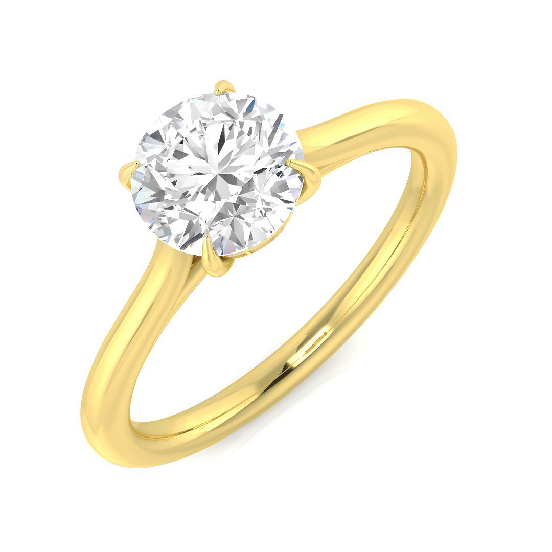 18ct Two-Tone Gold 1.00ct Laboratory Grown CVD Ring