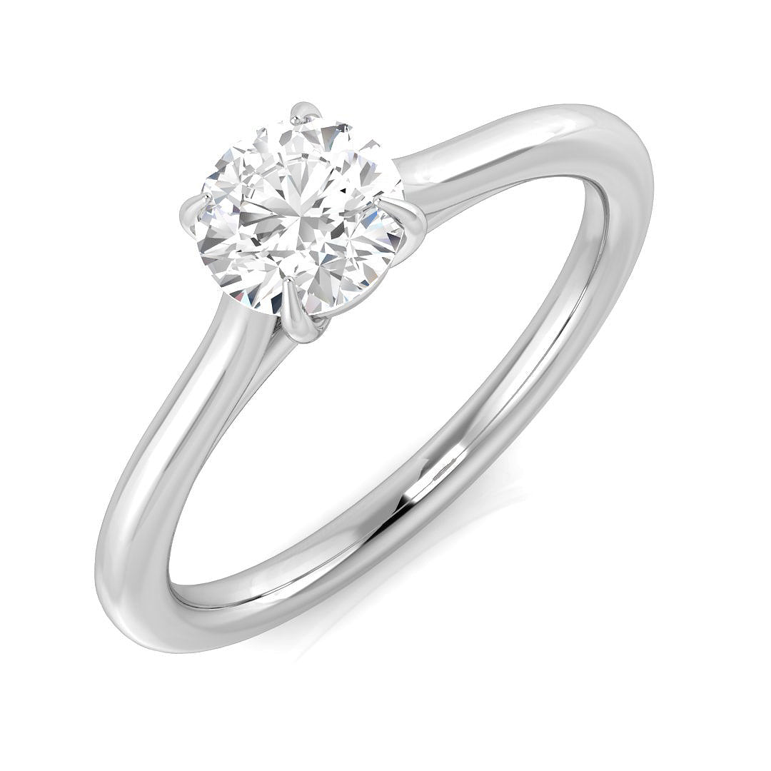Platinum 0.52ct G I1 Diamond Ring