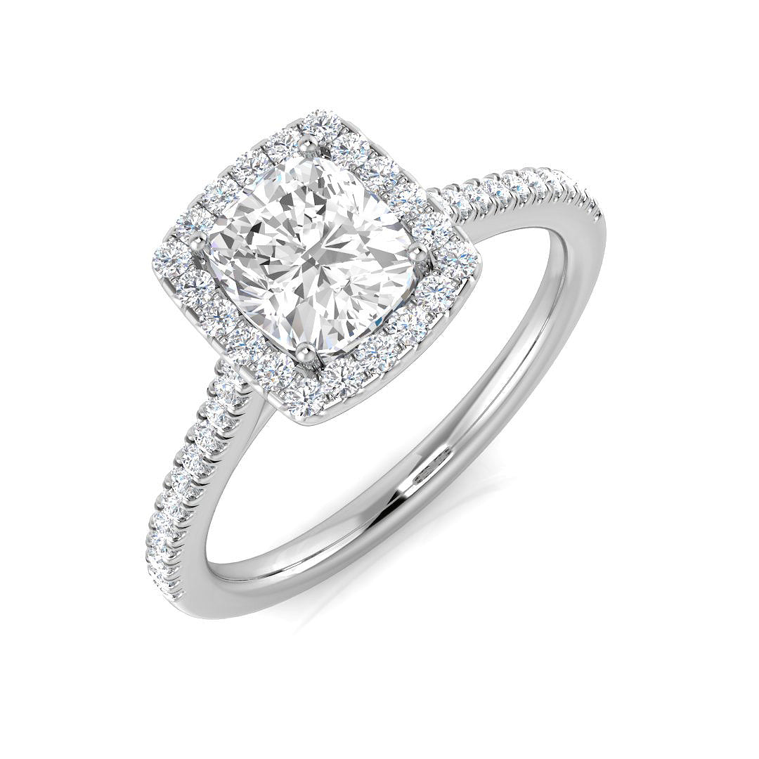 Platinum 1.21ct G SI1 Diamond Ring