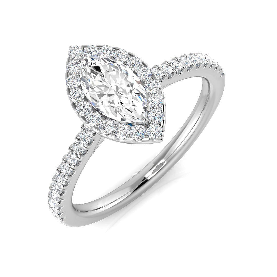Platinum 0.77ct E SI1 Diamond Ring