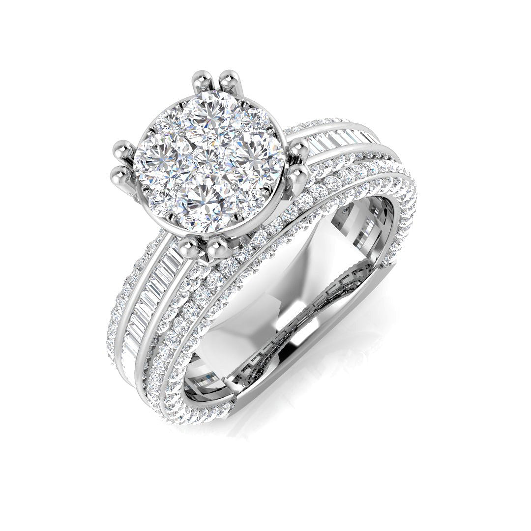 9ct White Gold 1.83ct G SI2 Diamond Ring