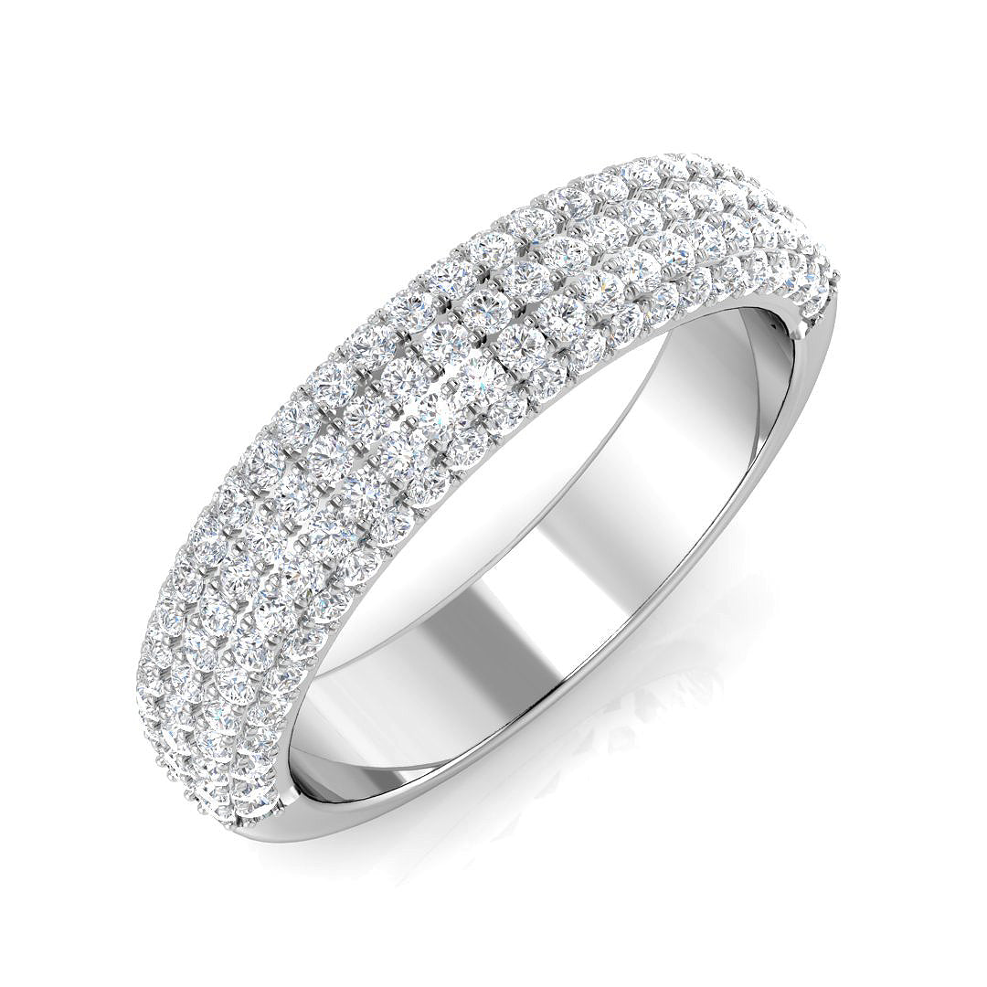 Platinum 0.96ct G SI1 Diamond Ring