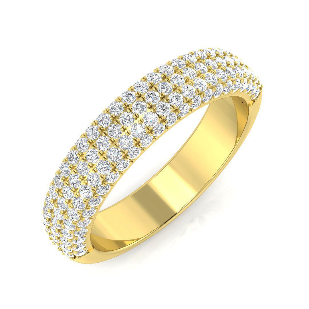 18ct Yellow Gold 0.96ct G SI1 Diamond Ring