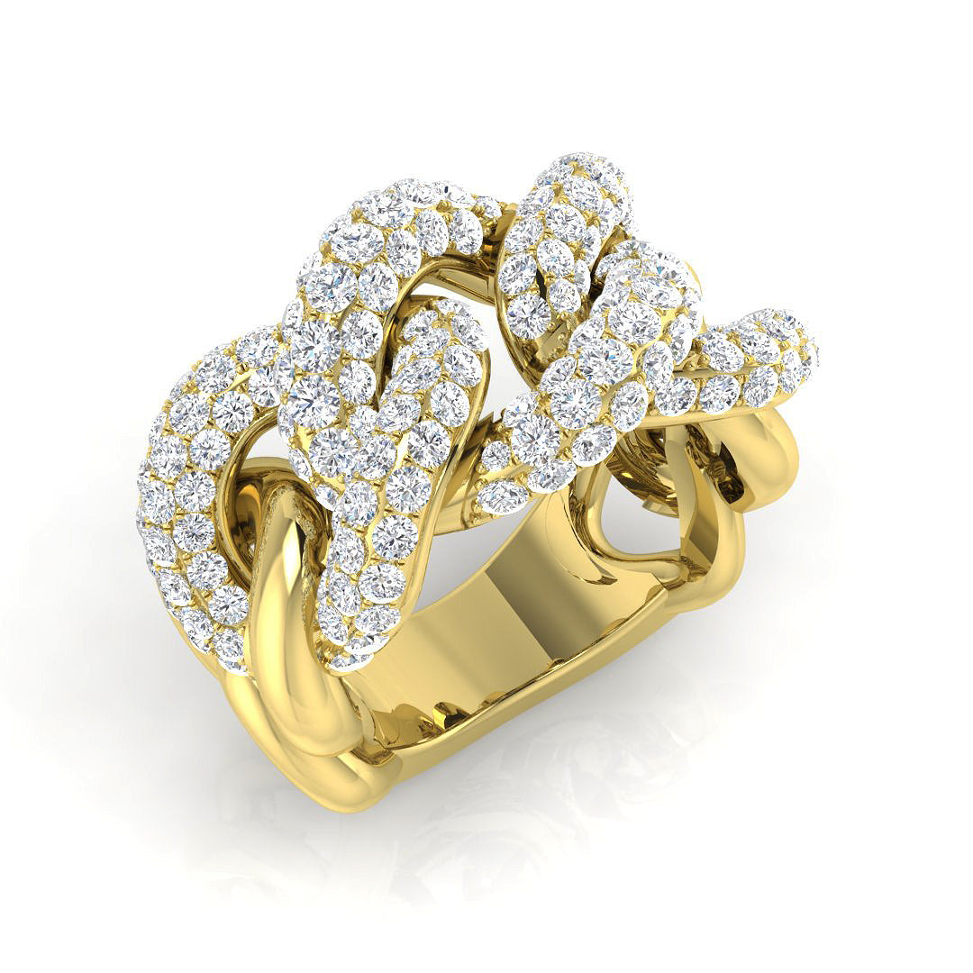 18ct Yellow Gold 1.98ct G SI1 Diamond Ring