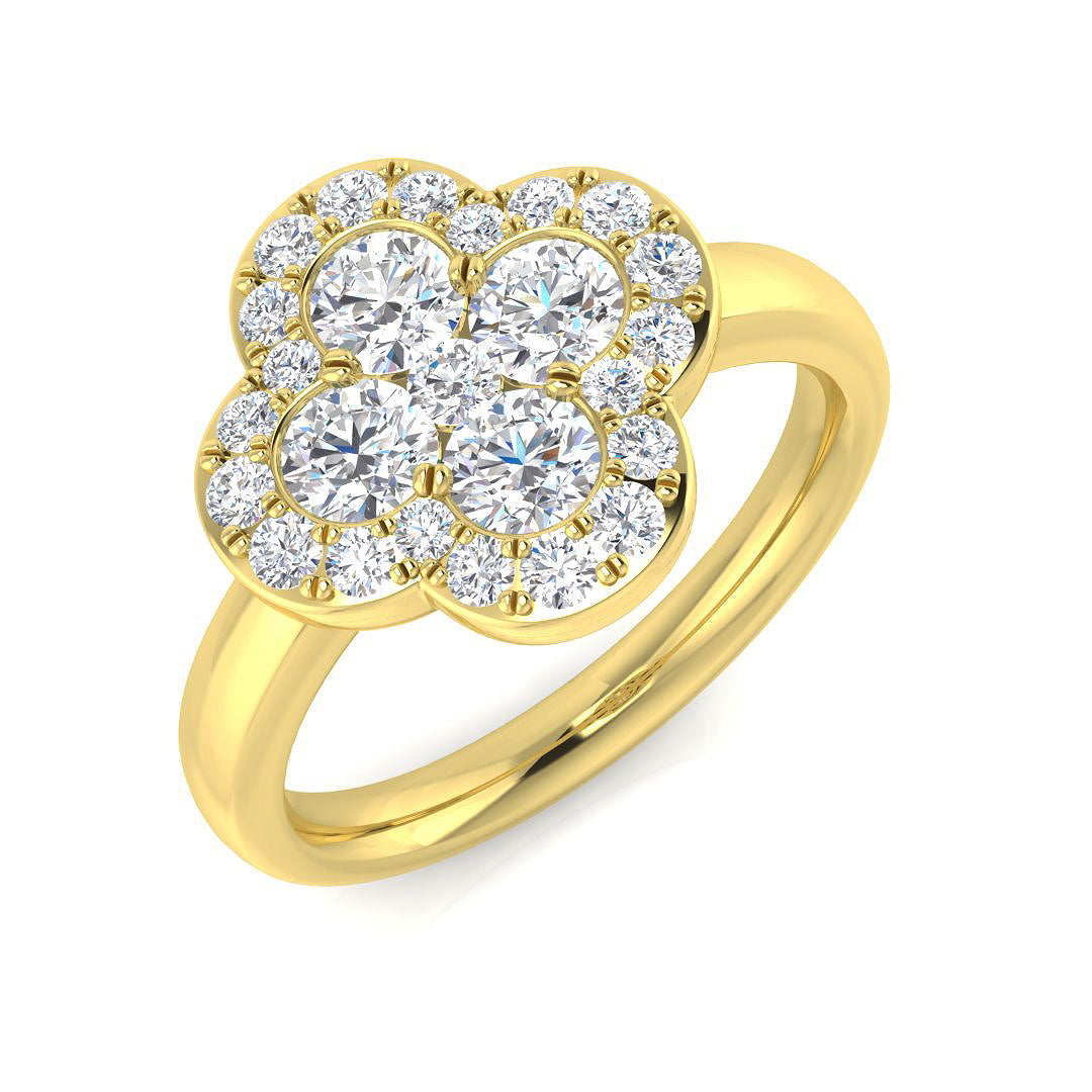 18ct Yellow Gold 1.13ct G SI2 Diamond Ring