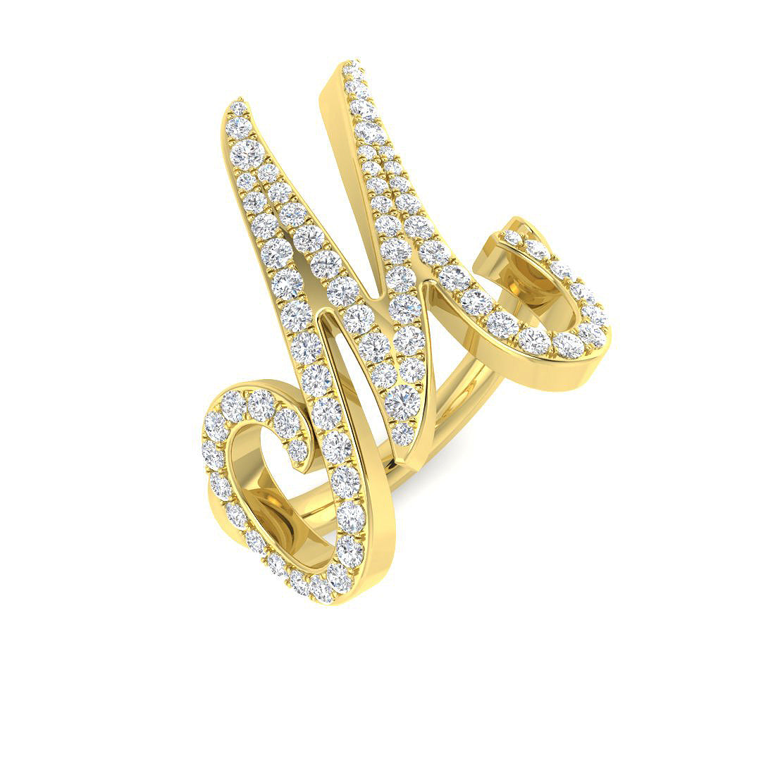 9ct Yellow Gold 0.72ct G SI2 Diamond Ring