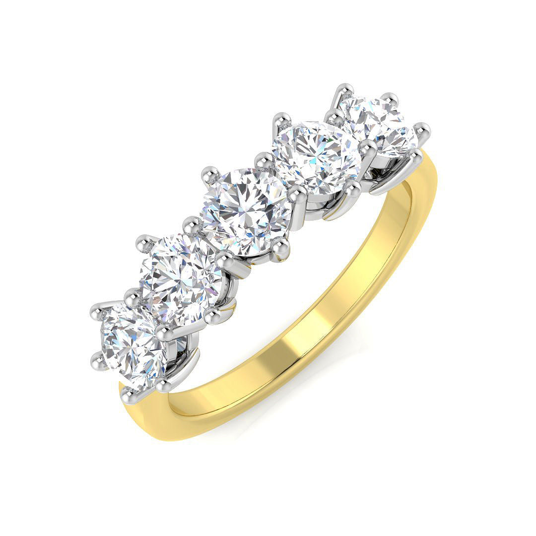 18ct Yellow Gold 1.56ct G SI2 Diamond Ring