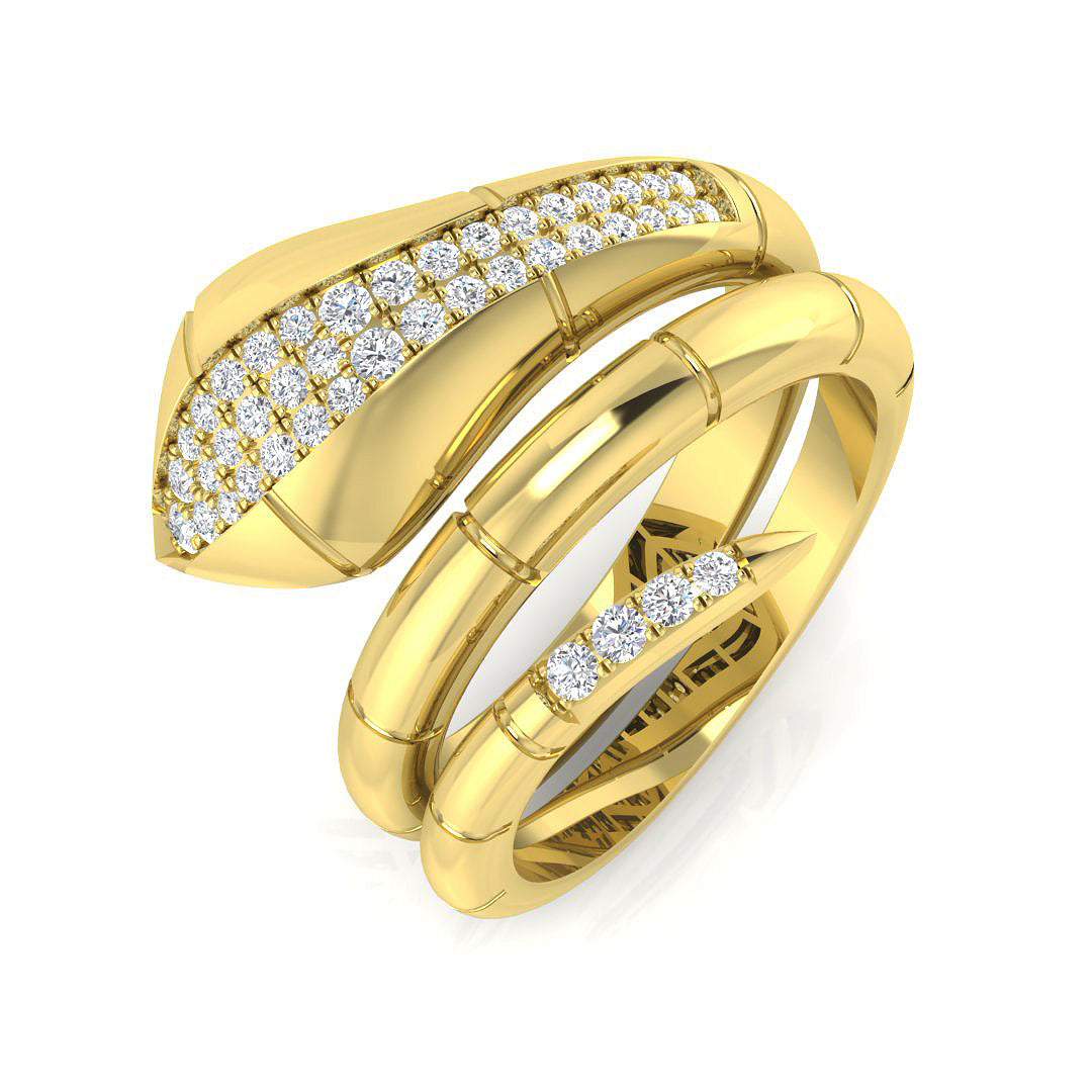 18ct Yellow Gold 0.27ct G SI1 Diamond Ring