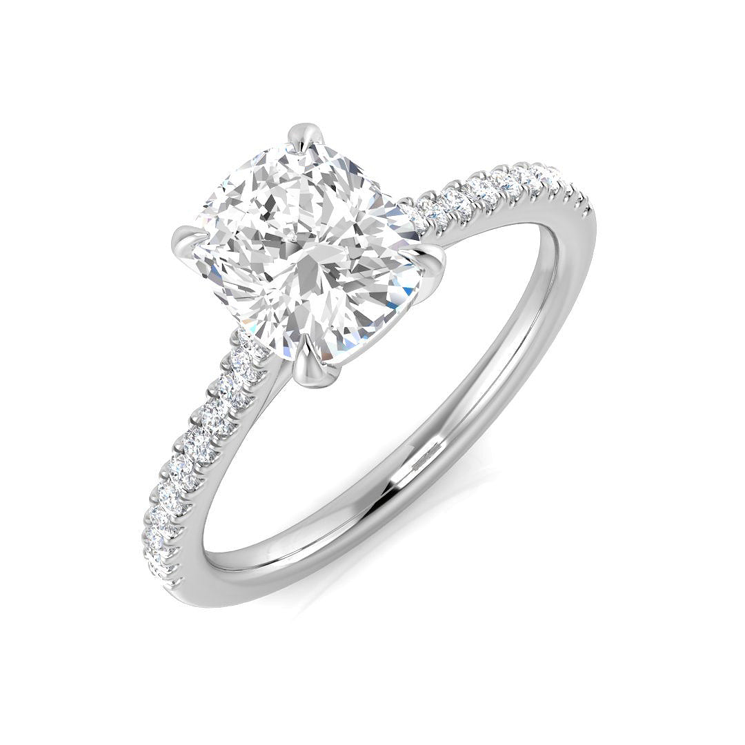 Platinum 1.68ct G SI2 Diamond Ring