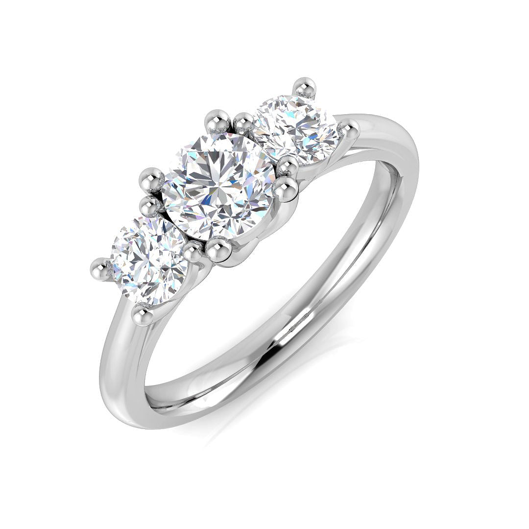 Platinum 1.09ct Laboratory Grown CVD Ring