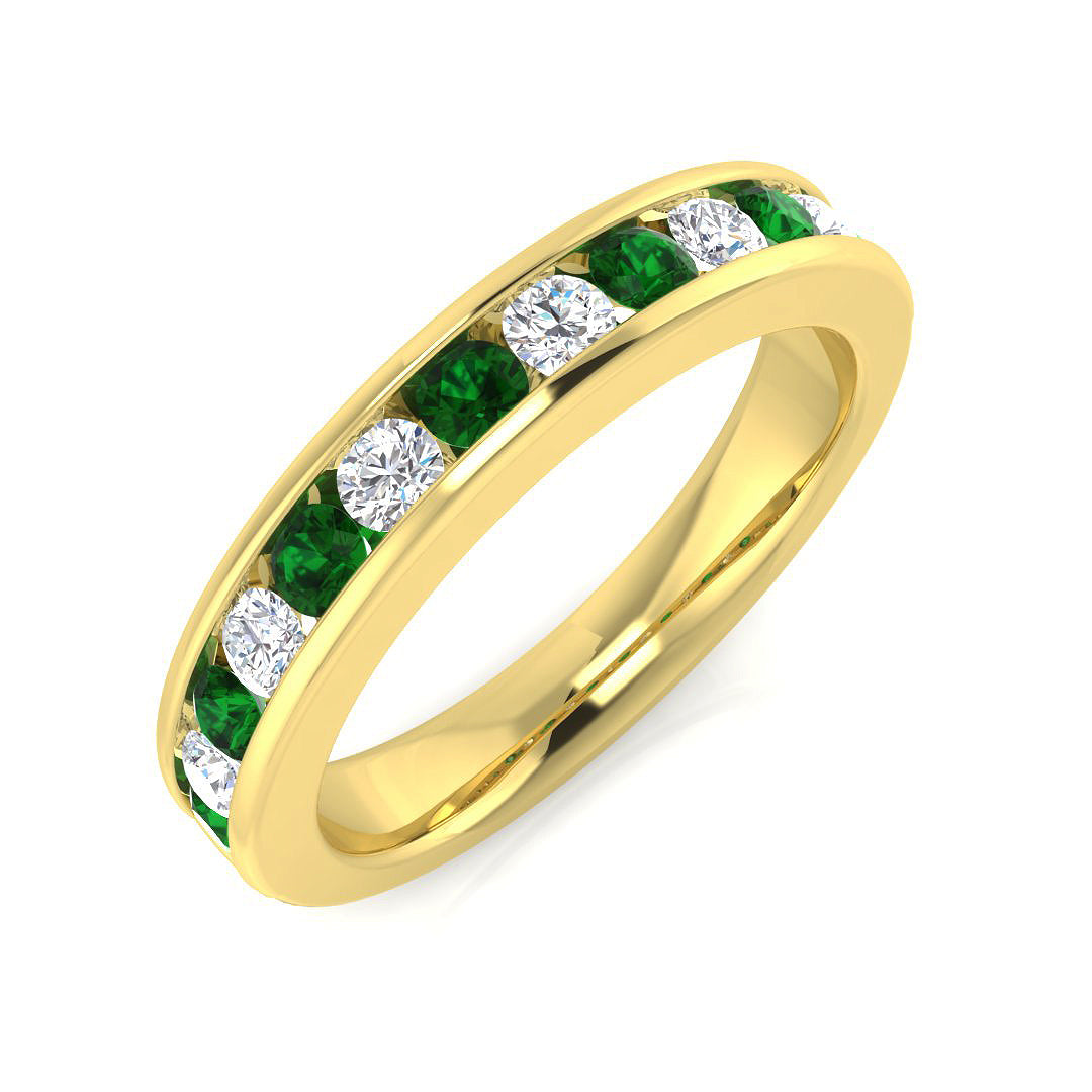 18ct Yellow Gold 0.58ct G SI2 Diamond Ring