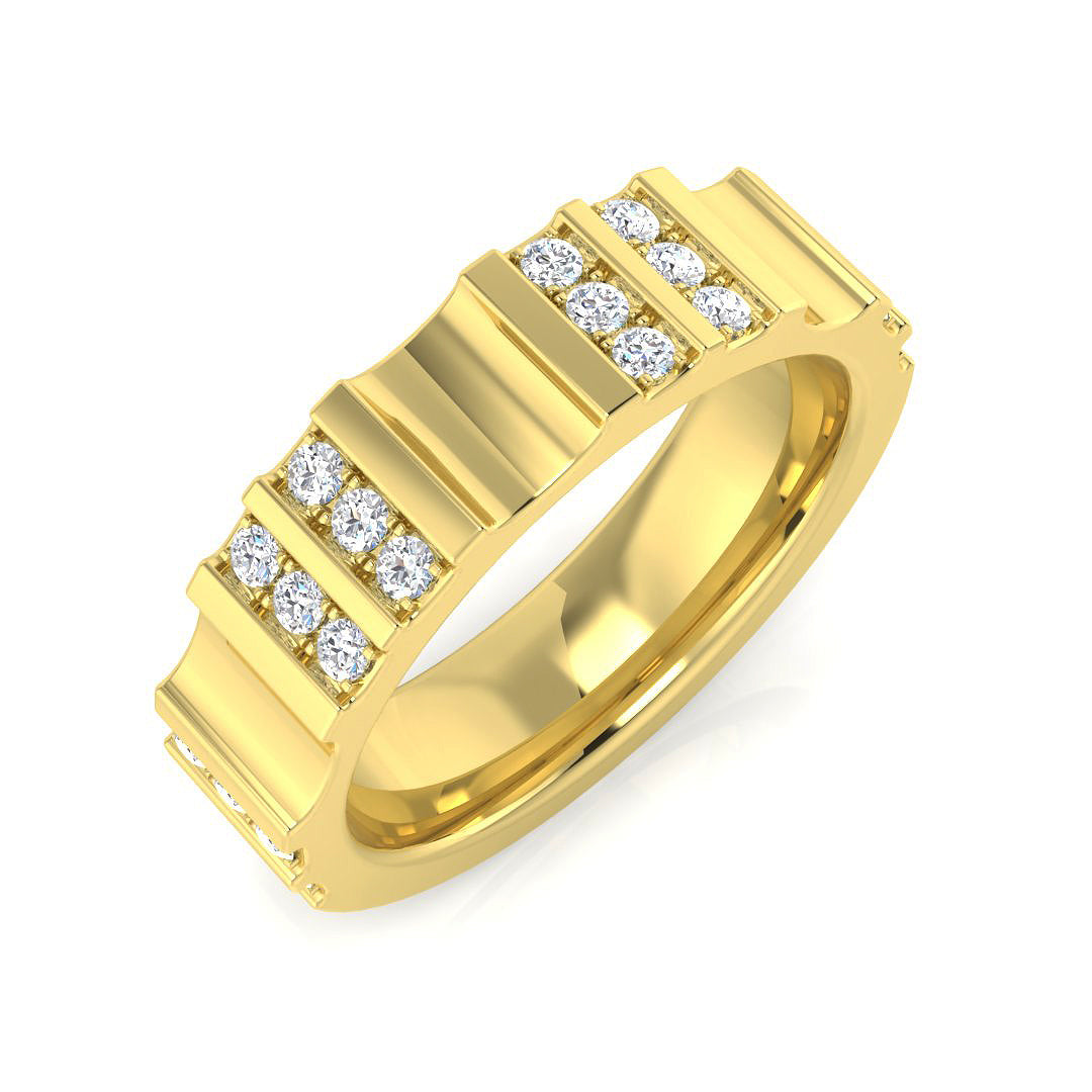 9ct Yellow Gold 0.30ct G SI2 Diamond Ring