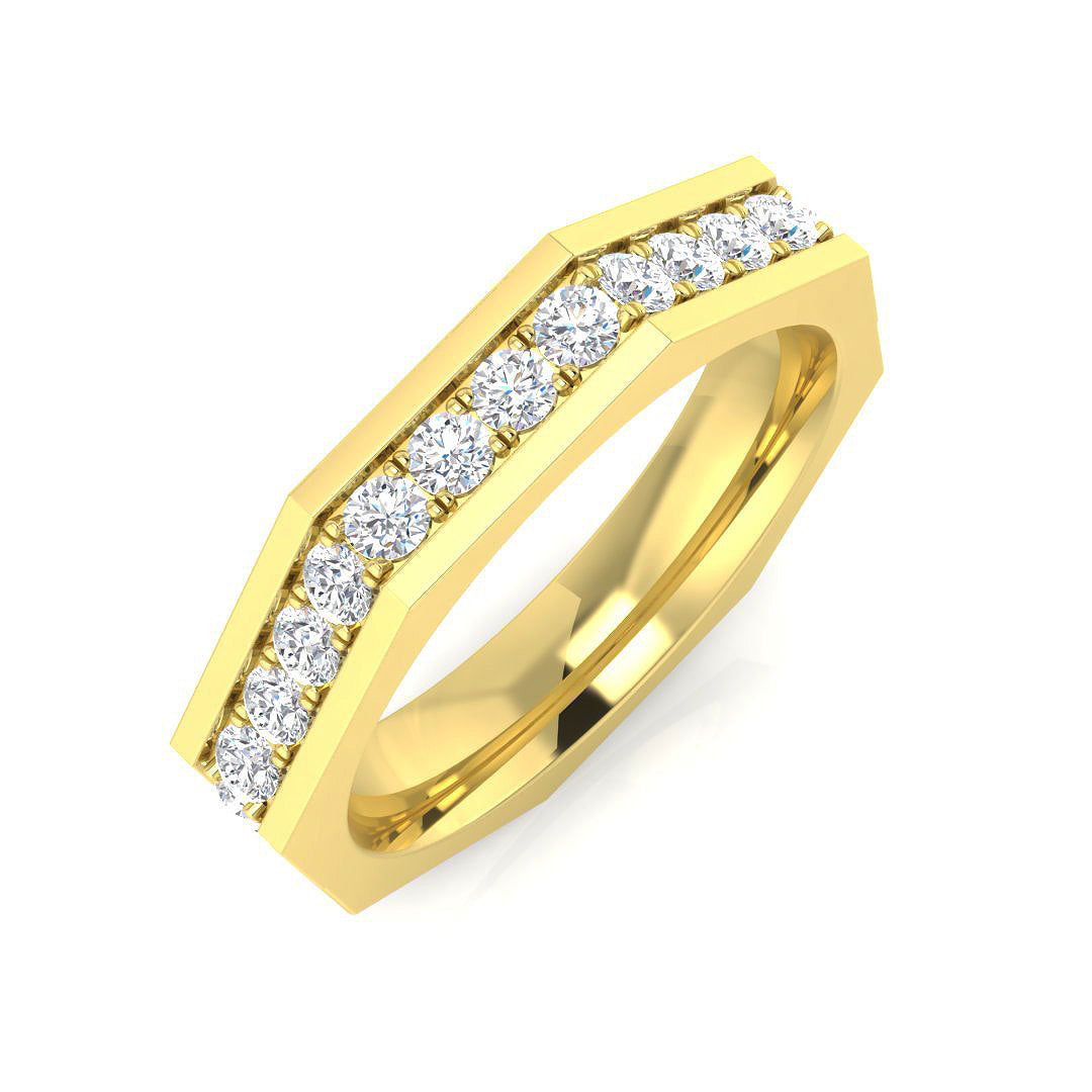 9ct Yellow Gold 0.42ct G SI2 Diamond Ring