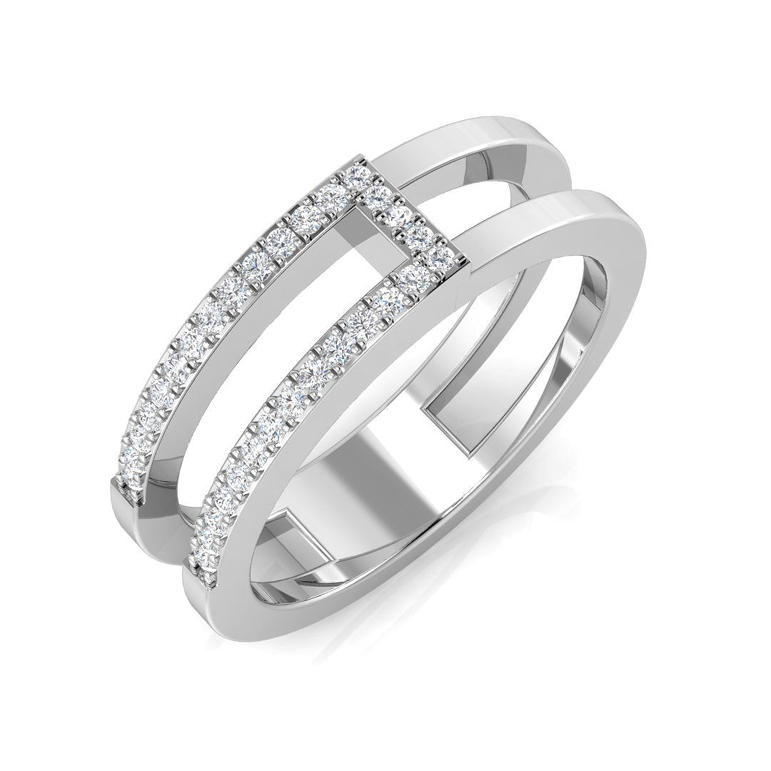 Platinum 0.11ct G SI2 Diamond Ring