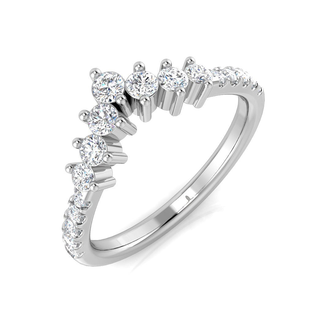 Platinum 0.41ct G SI2 Diamond Ring