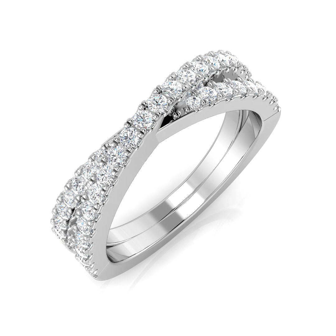 Platinum 0.48ct G SI2 Diamond Ring