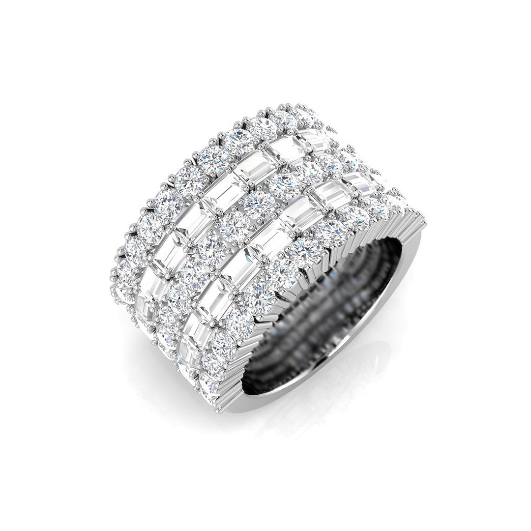 9ct White Gold 4.53ct G SI1 Diamond Ring