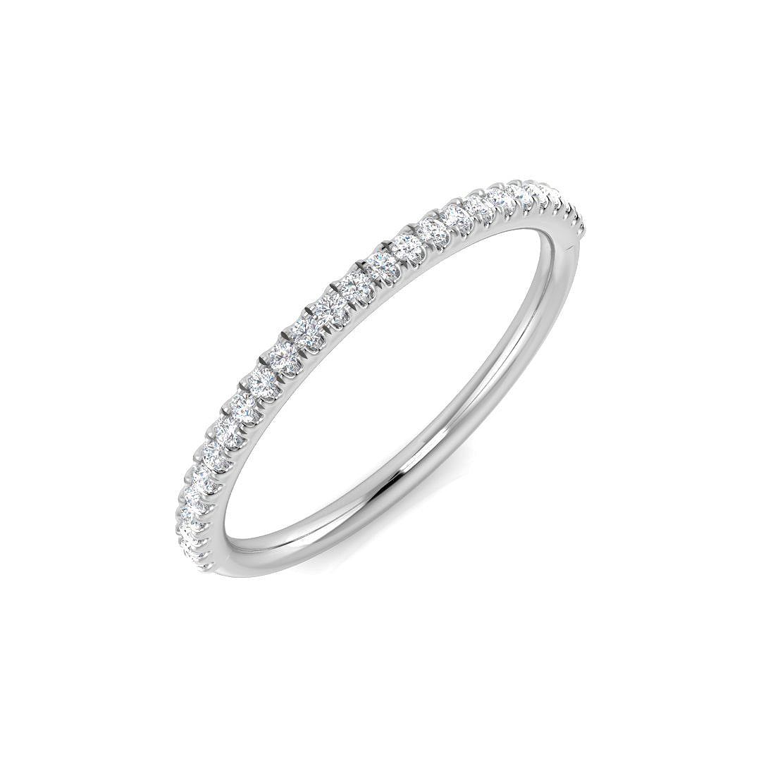 18ct White Gold 0.13ct G I1 Diamond Ring