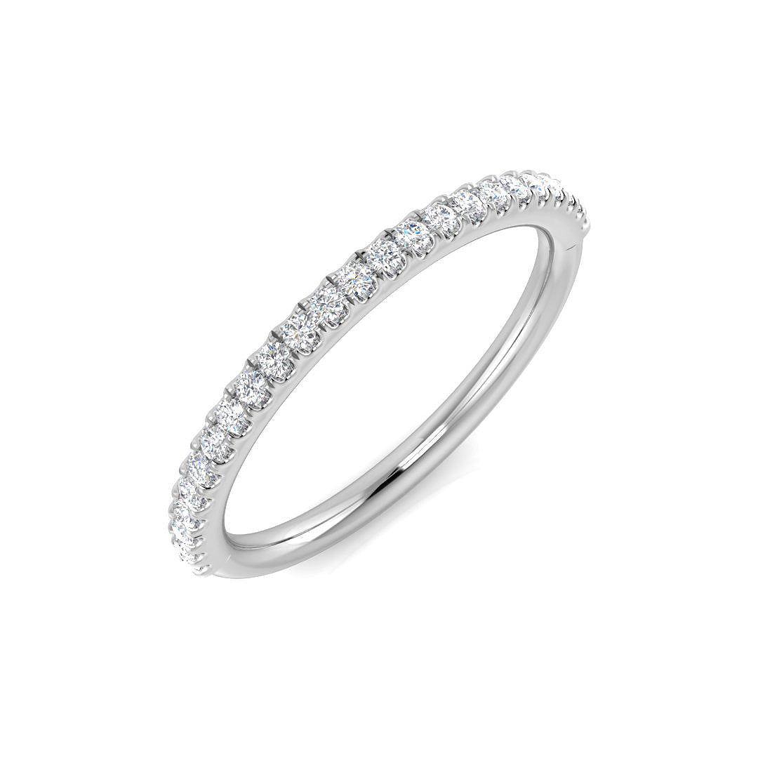 9ct White Gold 0.19ct G I1 Diamond Ring