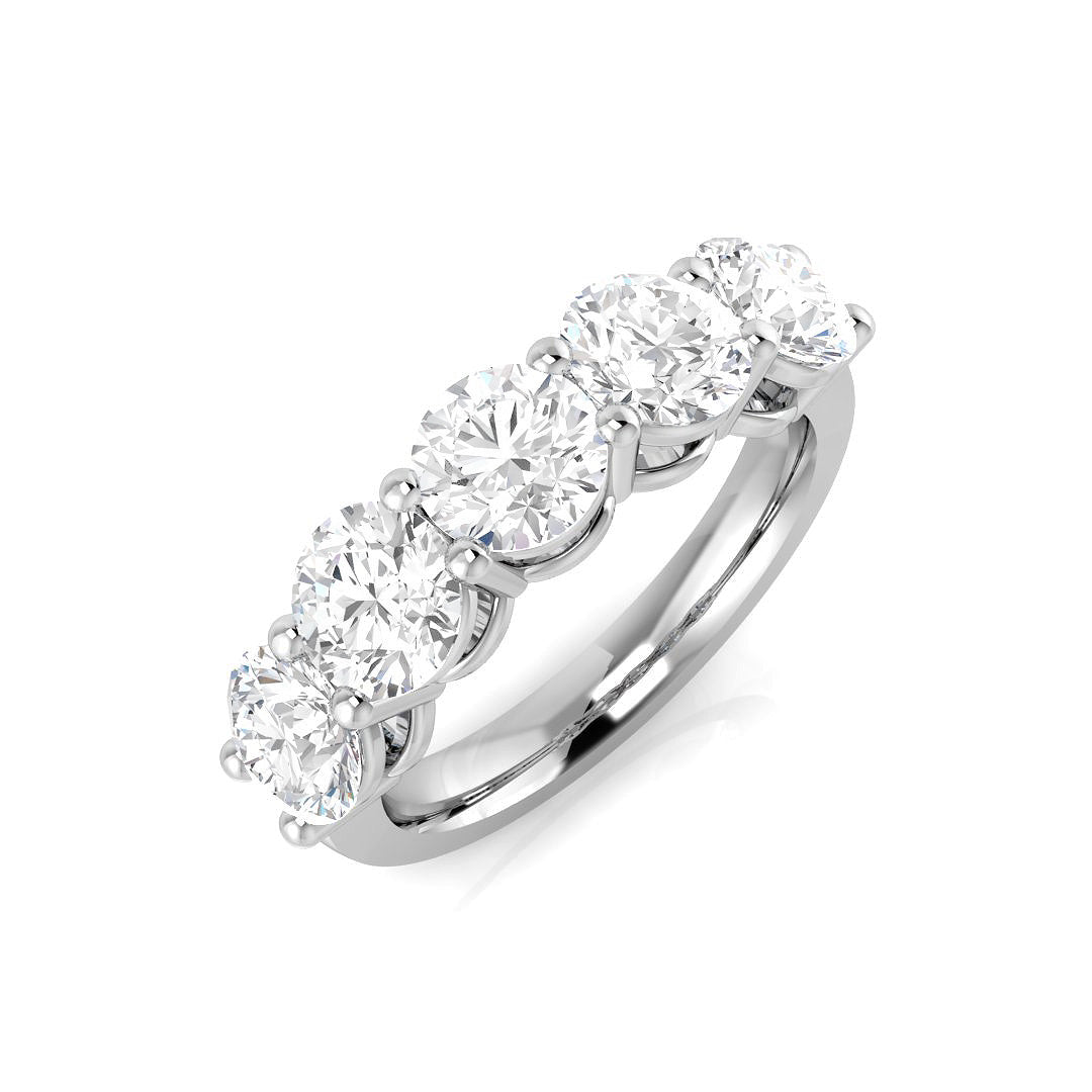 Platinum 3.20ct Laboratory Grown CVD Ring