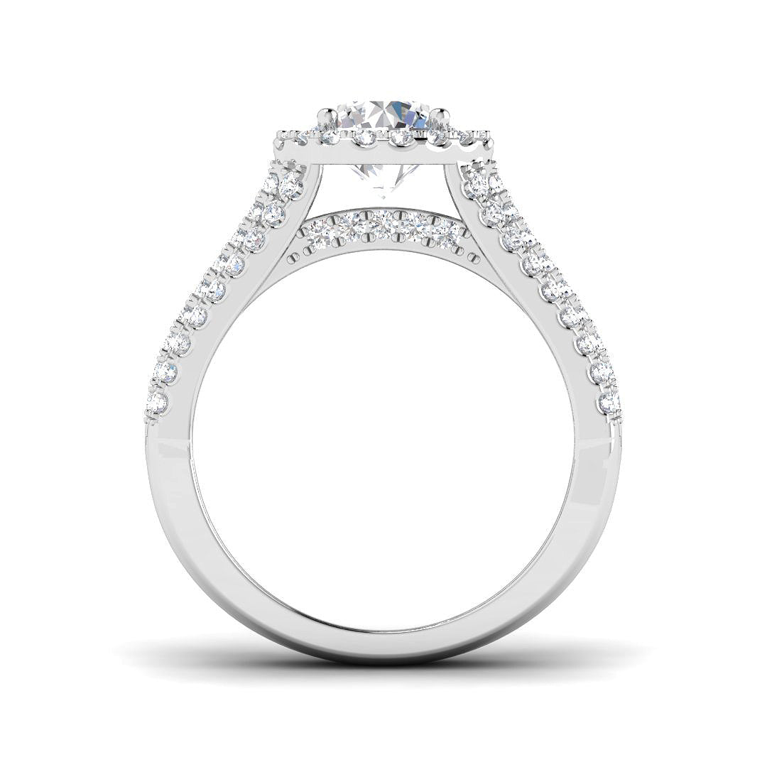 Platinum 1.84ct D VS1 Laboratory Grown CVD Ring