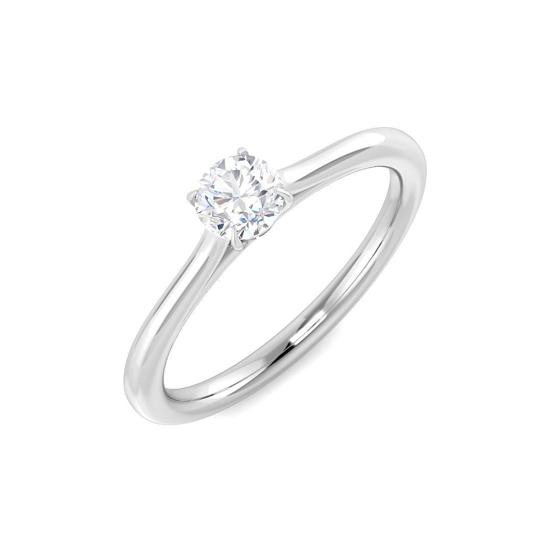 9ct White Gold 0.30ct Laboratory Grown CVD Ring