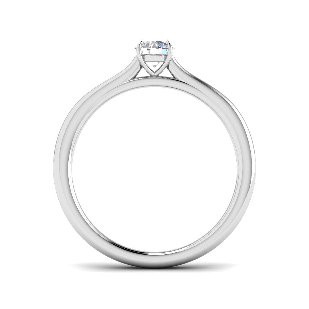 9ct White Gold 0.30ct Laboratory Grown CVD Ring