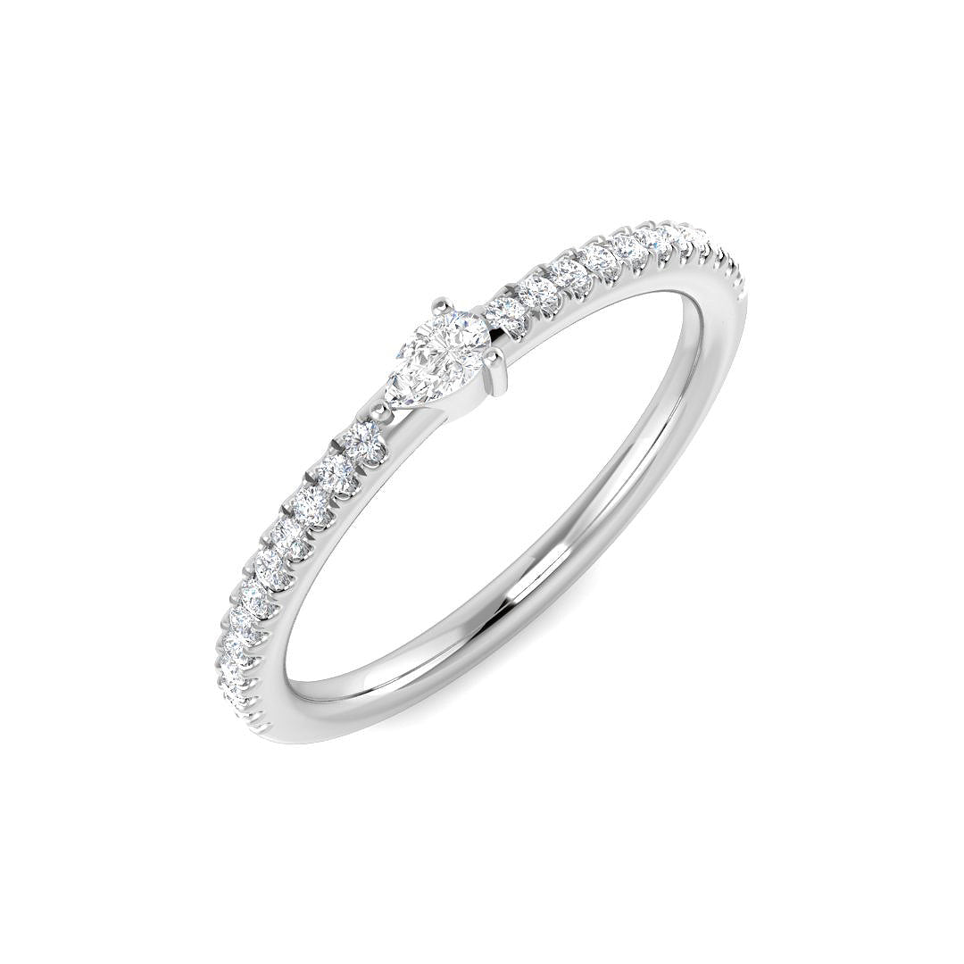 Platinum 0.19ct G SI2 Diamond Ring