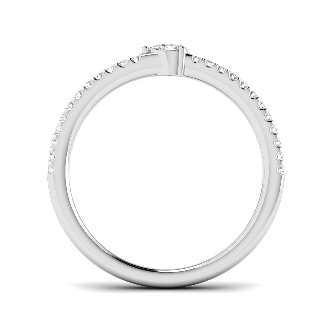 Platinum 0.19ct G SI2 Diamond Ring