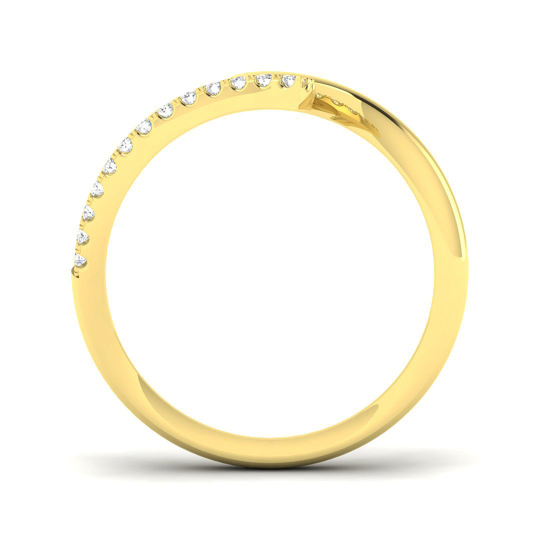 9ct Yellow Gold 0.28ct Laboratory Grown CVD Ring