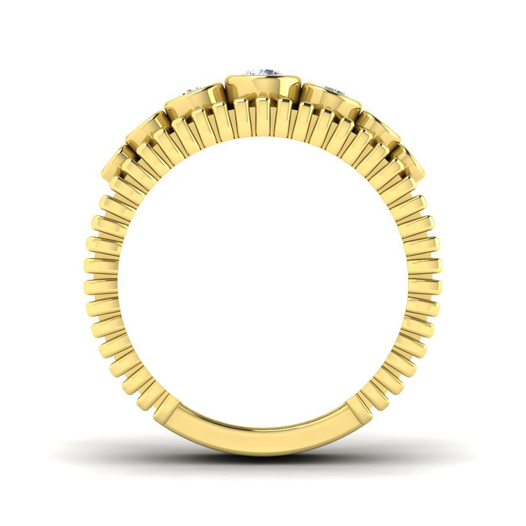 18ct Yellow Gold 0.31ct G SI2 Diamond Ring