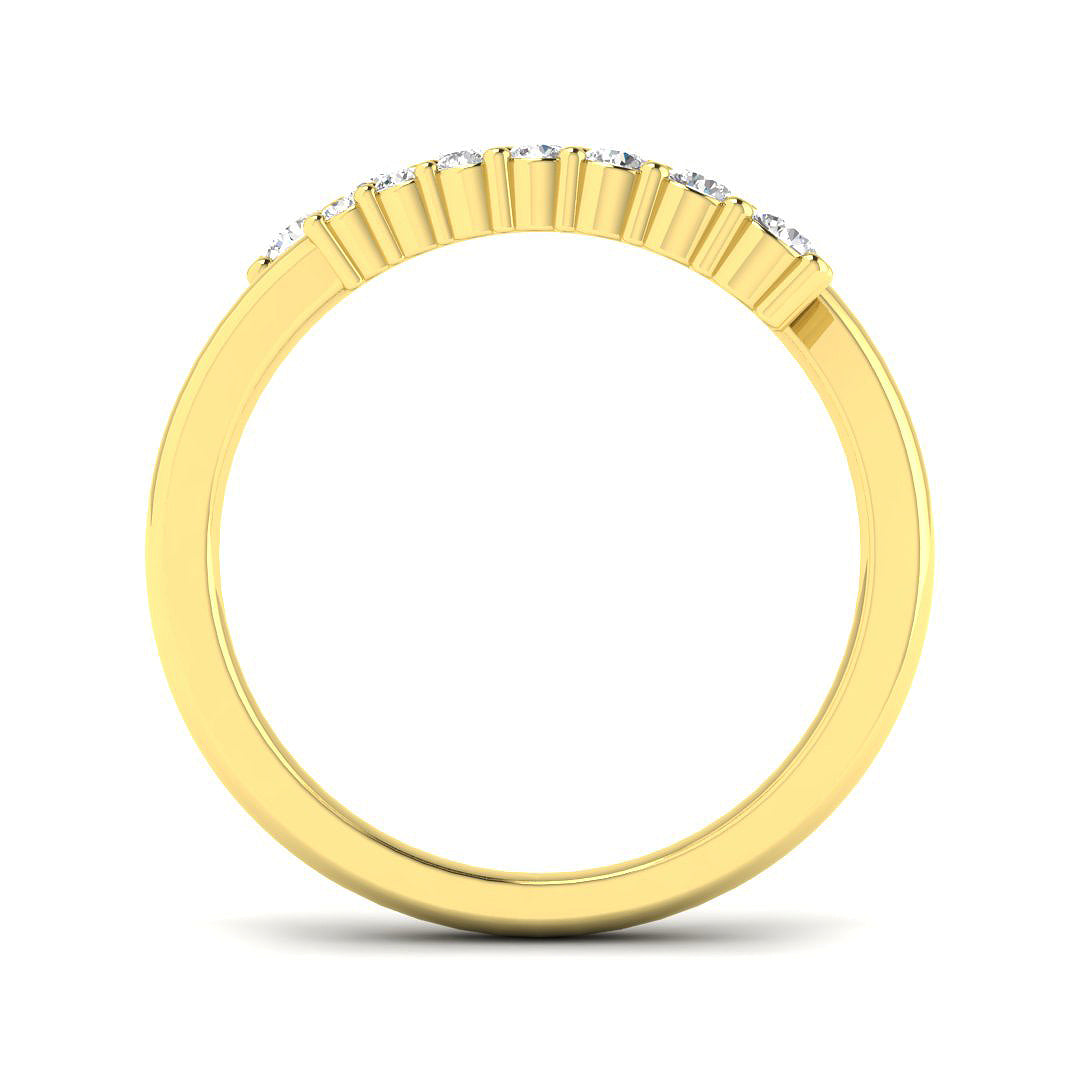 9ct Yellow Gold 0.45ct Laboratory Grown CVD Ring