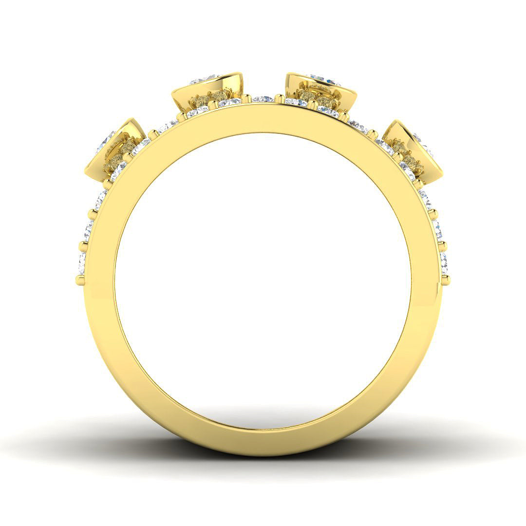9ct Yellow Gold 1.65ct G SI2 Diamond Ring