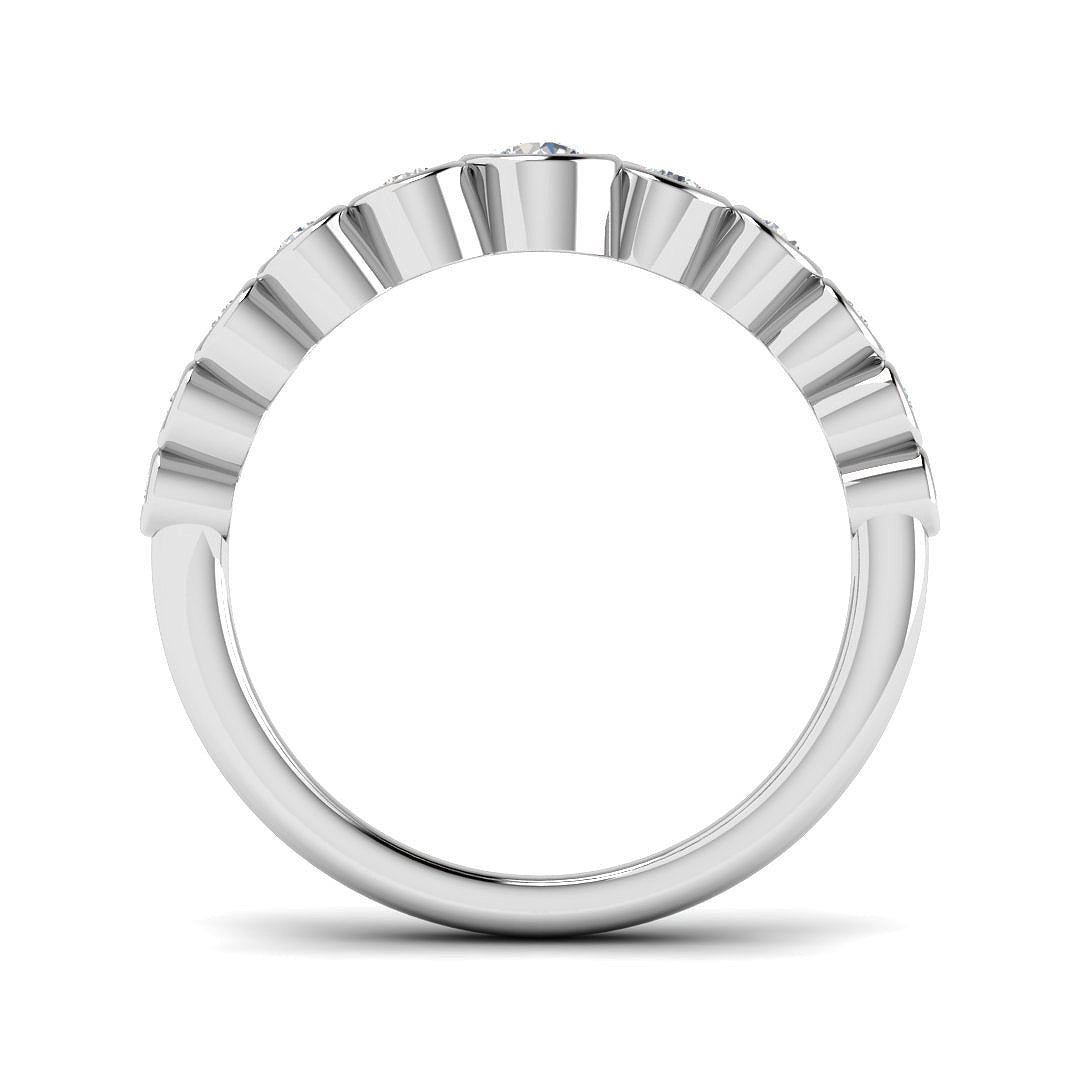 9ct White Gold 0.39ct Laboratory Grown CVD Ring