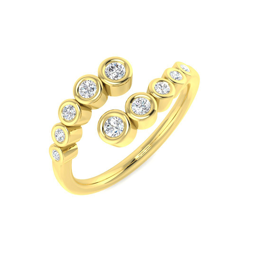 9ct Yellow Gold 0.29ct G SI2 Diamond Ring