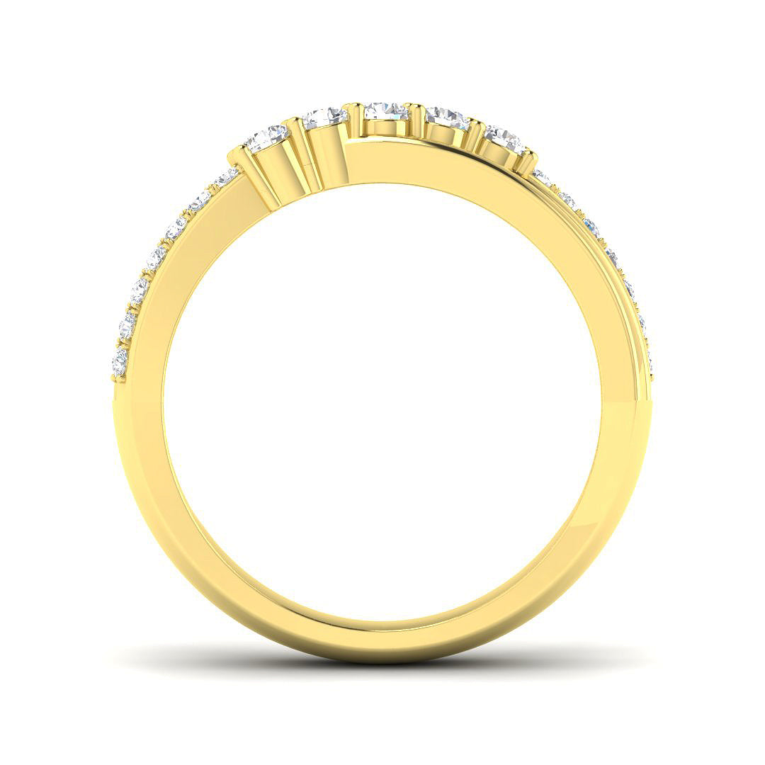 9ct Yellow Gold 0.35ct G SI2 Diamond Ring