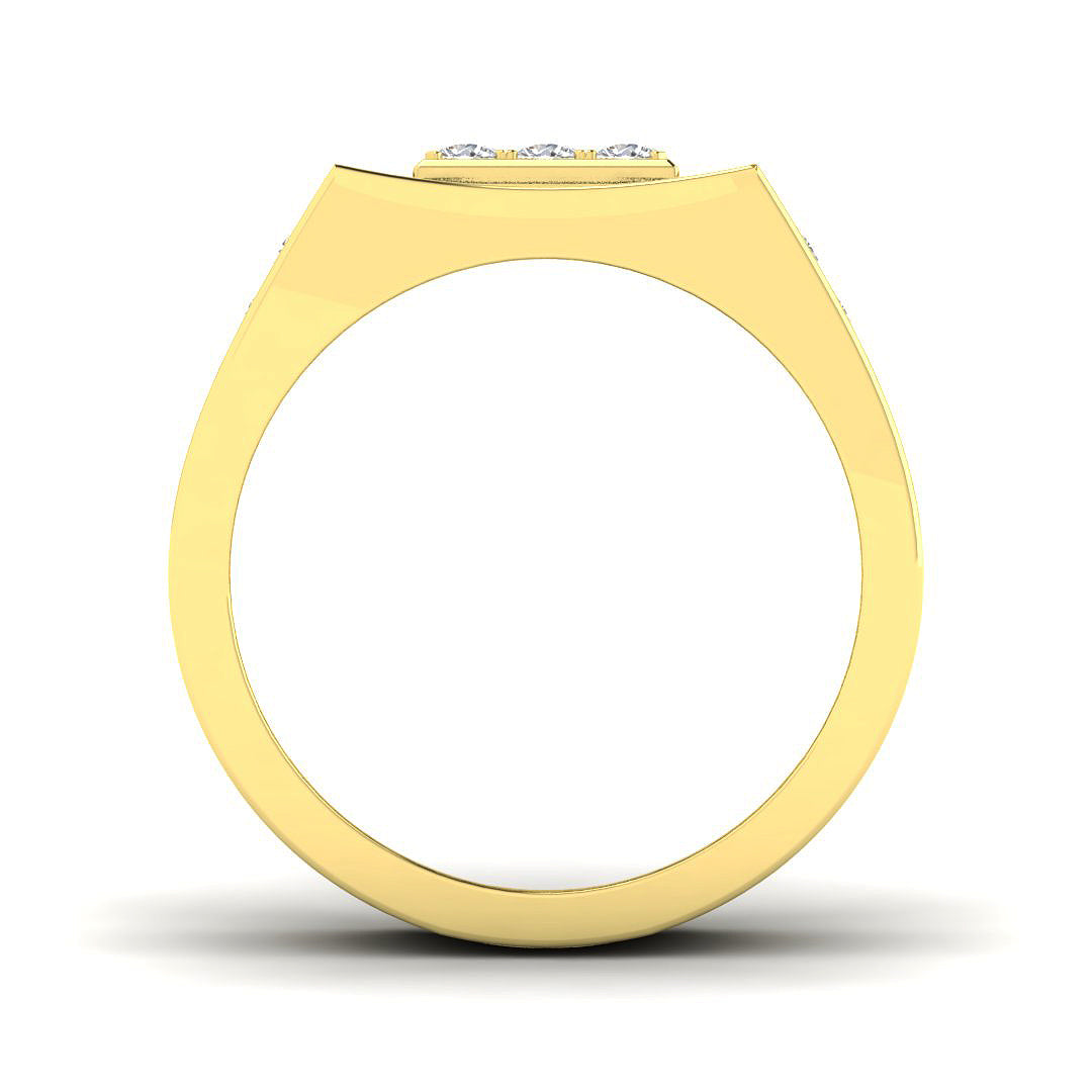 9ct Yellow Gold 1.69ct Laboratory Grown CVD Ring