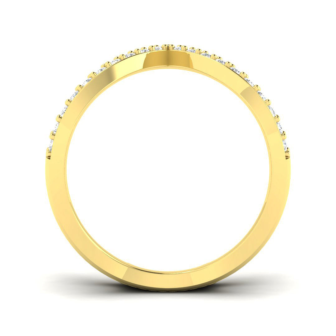 9ct Yellow Gold 0.51ct G SI2 Diamond Ring