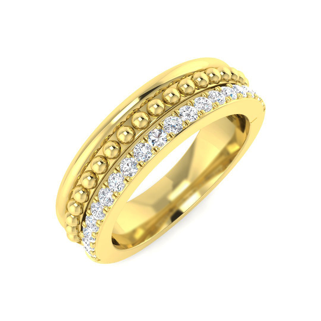 9ct Yellow Gold 0.32ct G SI2 Diamond Ring
