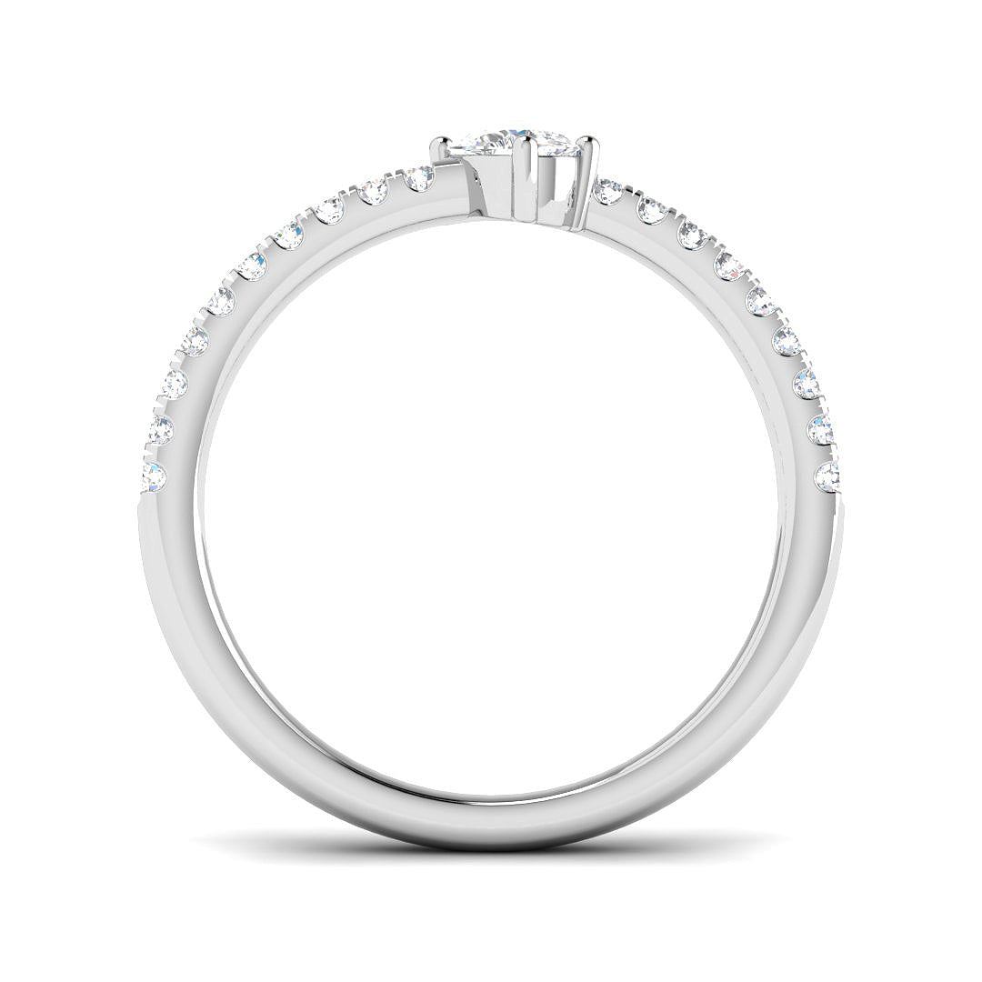 9ct White Gold 0.36ct Diamond Ring
