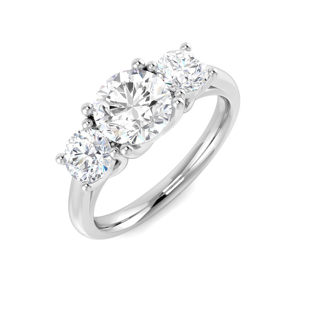 Platinum 1.80ct Laboratory Grown CVD Ring
