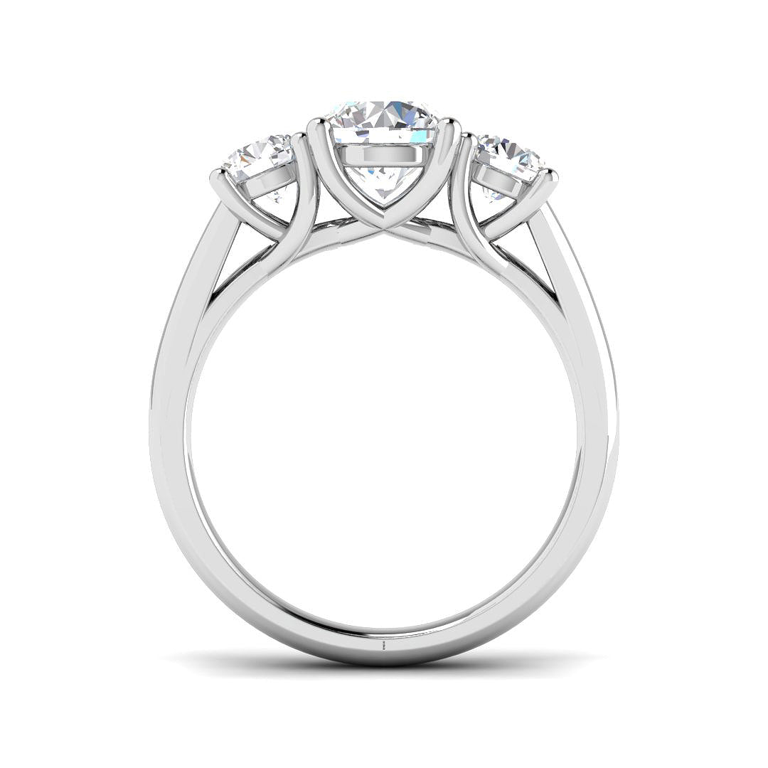 Platinum 1.80ct Laboratory Grown CVD Ring