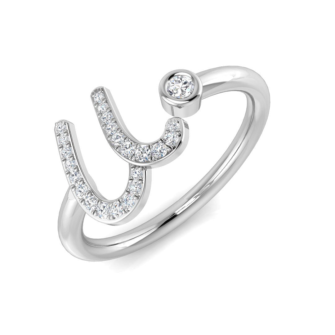 9ct White Gold 0.10ct G SI2 Diamond Ring