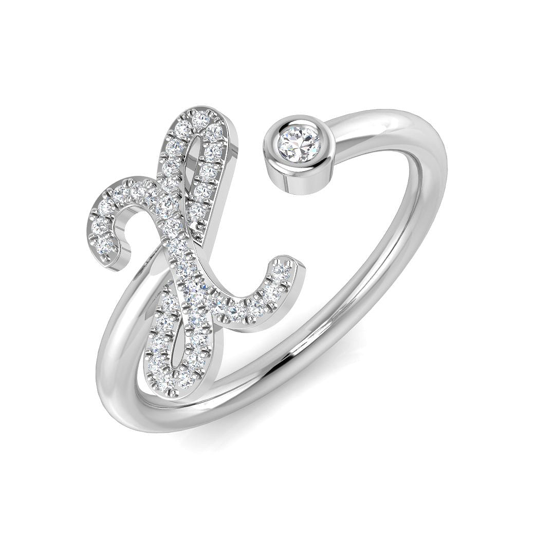 9ct White Gold 0.10ct G SI2 Diamond Ring