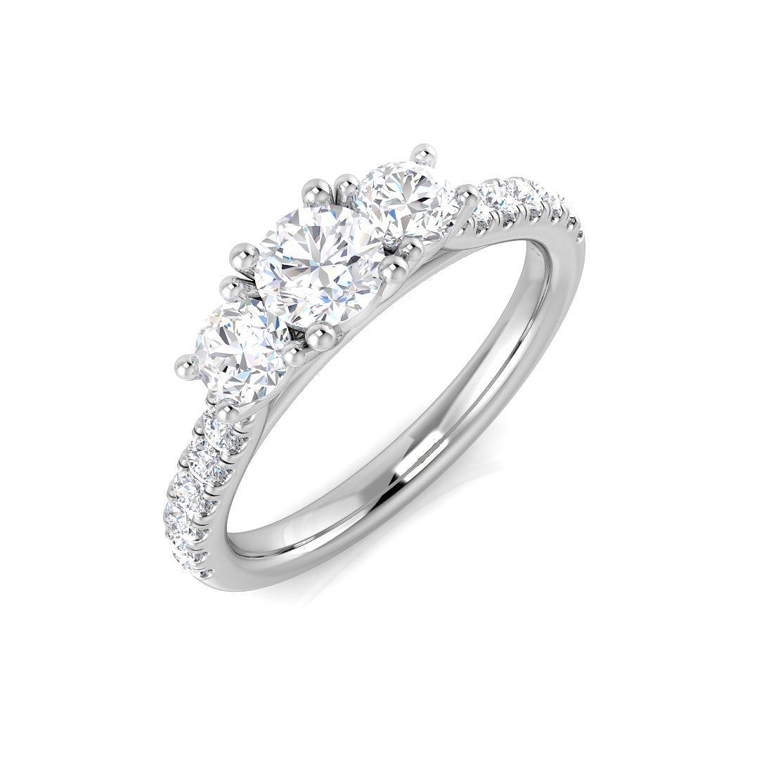 Platinum 1.03ct Laboratory Grown CVD Ring