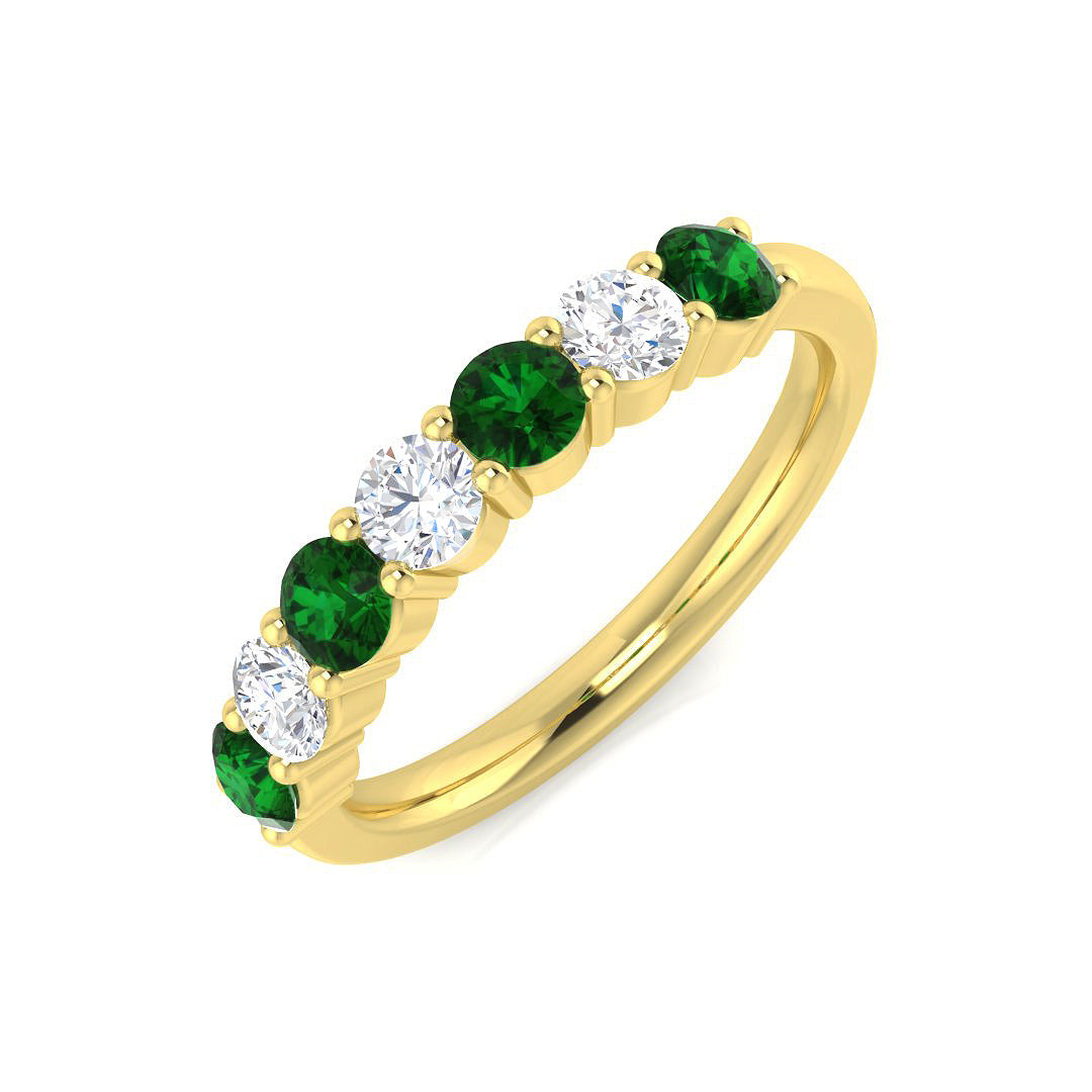 18ct Two-Tone Gold 0.82ct G SI2 Diamond Ring