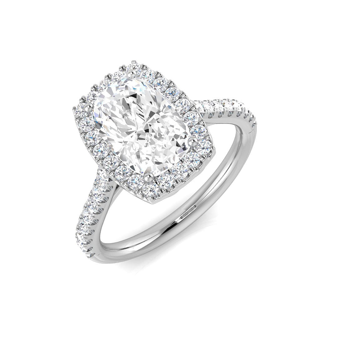 Platinum 2.01ct D SI2 Diamond Ring