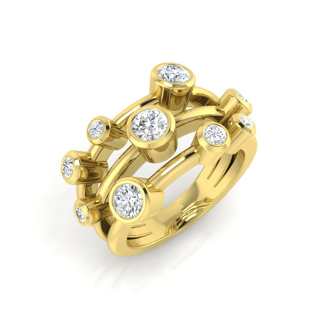 18ct Yellow Gold 1.01ct G SI2 Diamond Ring