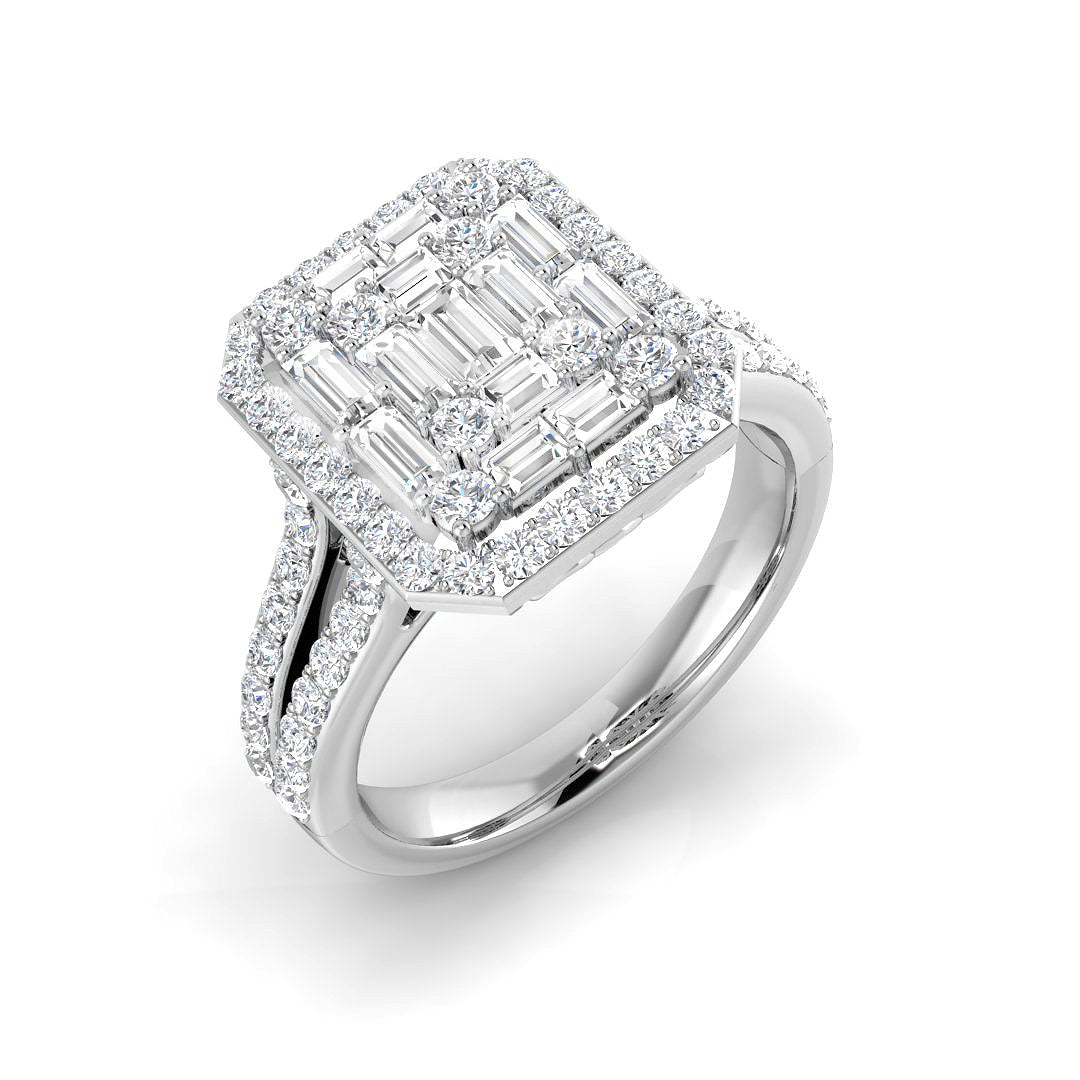 9ct White Gold 1.41ct G SI2 Diamond Ring